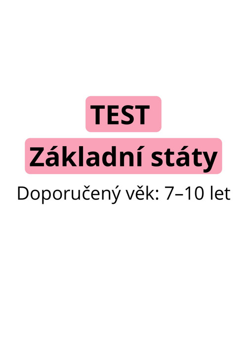 TEST - Základní státy (PDF)