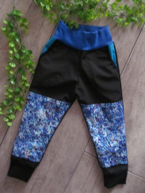 Kalhoty SOFTSHELL-jaro podzim -Dvojitá Kolena