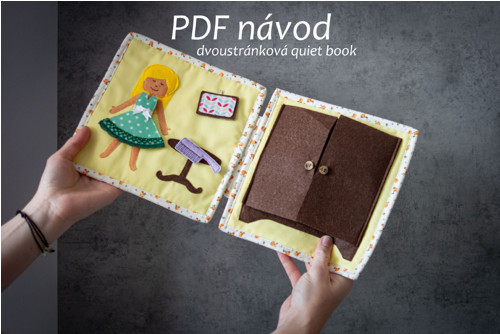 Quietbook s převlékací panenkou - PDF návod