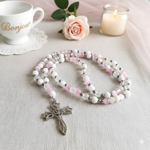 Ochranný růženec – Růžová něha