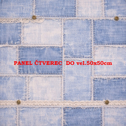 Bavlněný panel 10x10 cm