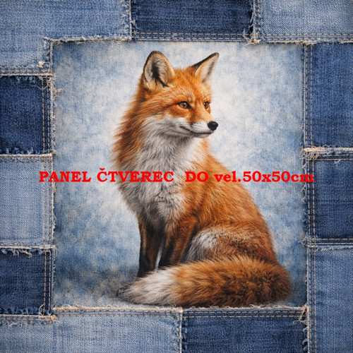 Bavlněný panel 10x10 cm