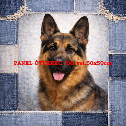 Bavlněný panel 10x10 cm — foto 1