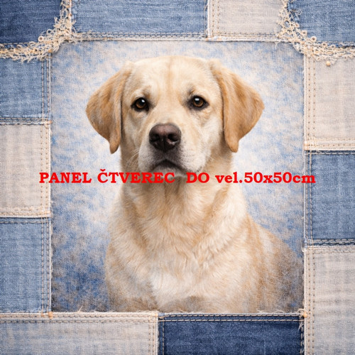 Bavlněný panel 10x10 cm — foto 1