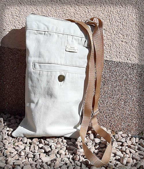 Džínová crossbody taška