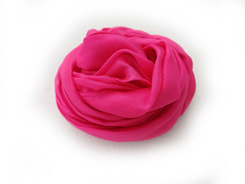 "pink" hedvábná šála, 150x40 cm