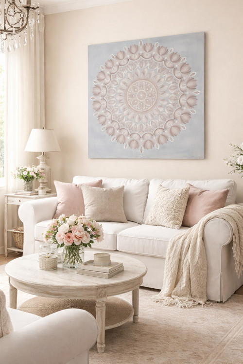 Mandala " Harmonie duše" - 70 x 70 cm