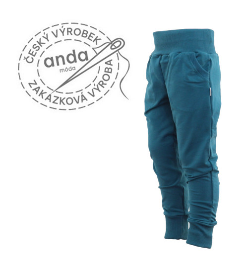 Dětské tepláky bez počesu 92 až 164 vel.