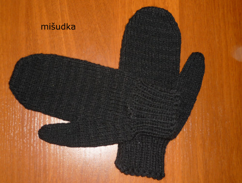 Rukavice jako od maminky - černé 33