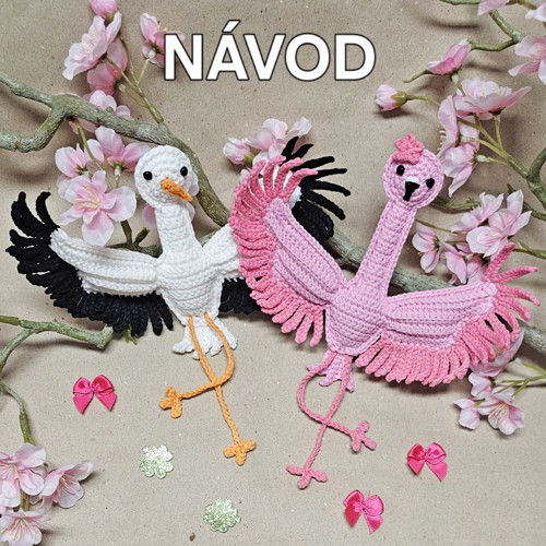 Návod čáp a plameňák