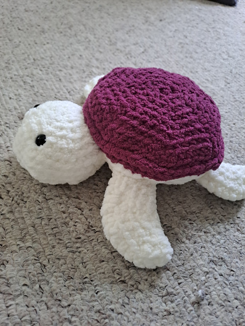 HÁČKOVANÁ ROZTOMILÁ ŽELVIČKA / ŽELVA - handmade -