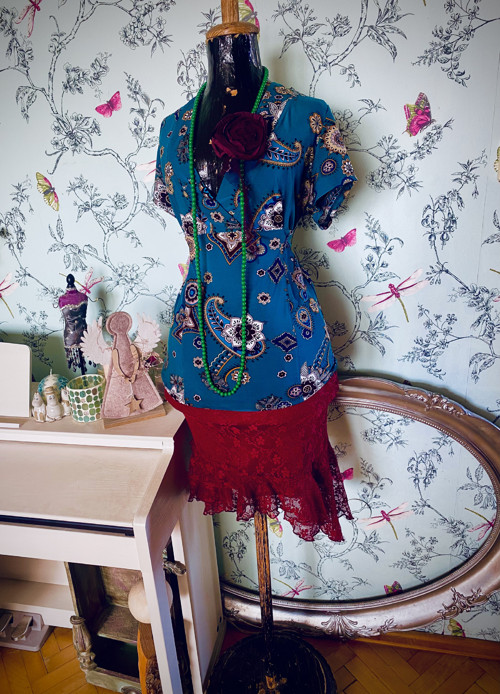 Halenka paisley vzory