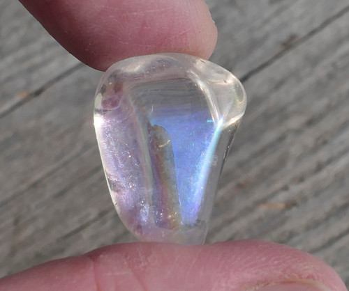Křišťál - aqua aura (24 mm) V2529