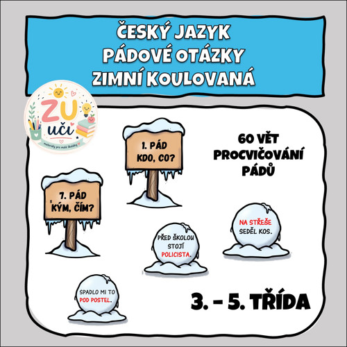 Pádové otázky - Zimní koulovaná