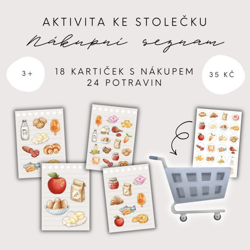 Nakupování - povolání prodavačky (PDF - tisk)