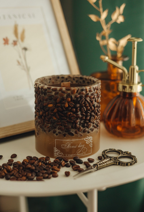 Svíčka " Aroma kávy" velký cylindr — foto 1