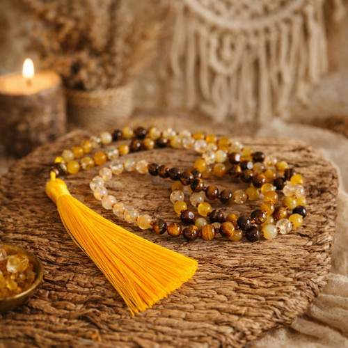 Japa Mala Zlaté slunce Boho
