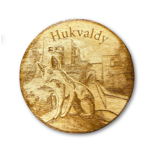 Podtácek Hukvaldy | vzpomínka na hrad a lišku