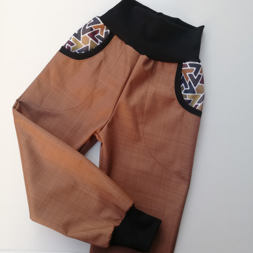 Softs.kalhoty-jaro-podzim -TROJÚHELNÍKY-v.128 skl.