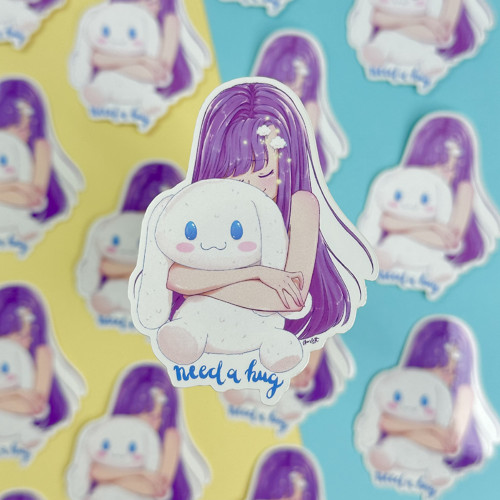 Samolepka Cinnamoroll Hug