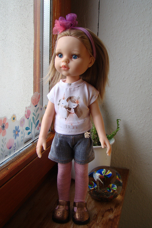 Paola Reina 32 cm - punčošky starorůžové