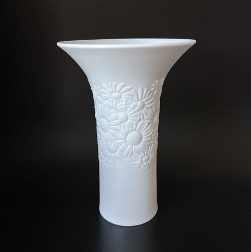 Rosenthal Biskvitová Op Art váza 20.5 cm R. Nairac