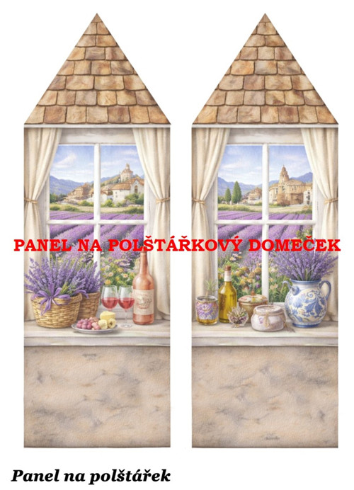 Bavlněný panel 48,5x67 cm - skladem — foto 1