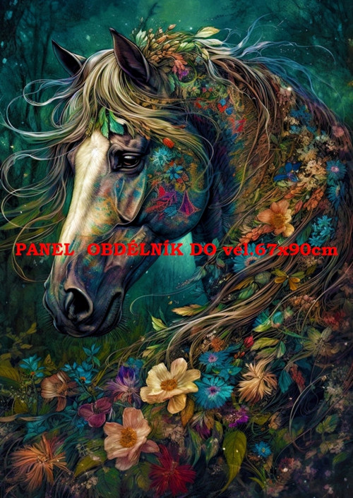 Bavlněný panel 18x25 cm - skladem — foto 1