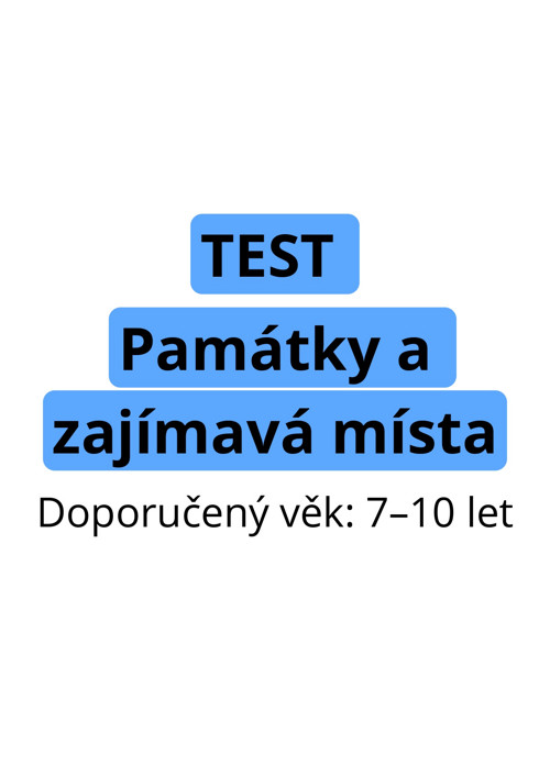 TEST - Památky a zajímavá místa (PDF)