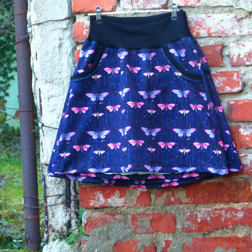 Sukně motýli S, M, L/XL