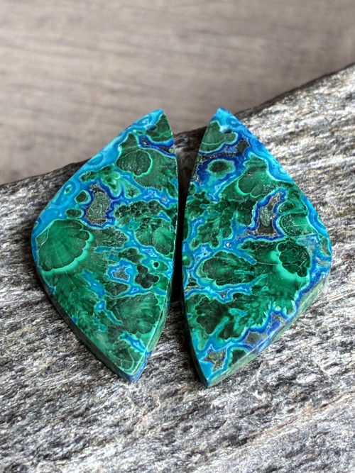 CHRYZOKOLA-Malachit- přírodní minerál,Afrika 53 Ct