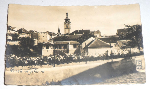 Čistá POHLEDNICE Písek od jihu • V. Jindra, Foto-F