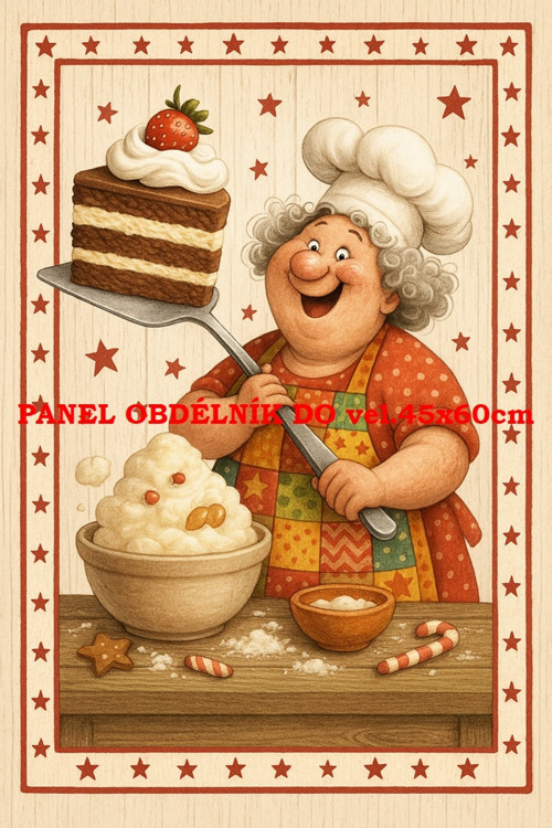 Bavlněný panel 20x30 cm - skladem — foto 1