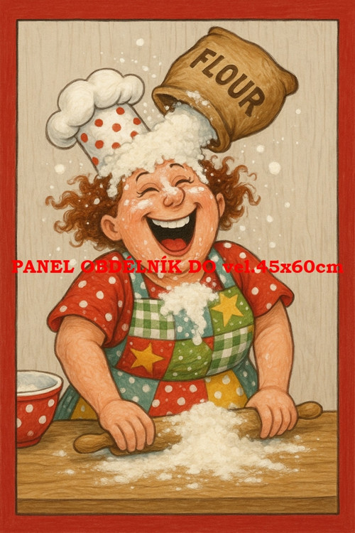 Bavlněný panel 20x30 cm - skladem — foto 1