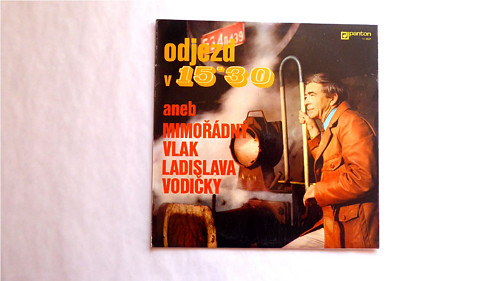 LP gramo deska, L. Vodička, Odjezd v 15.30, 1974