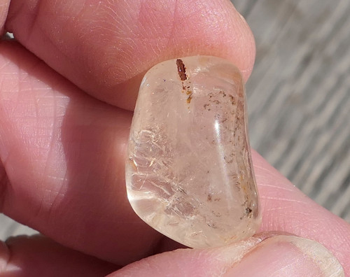 Topaz stříbrný (18 mm) - V2575 — foto 1