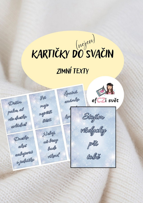 Vzkazy do svačin - ZIMNÍ TEXTY
