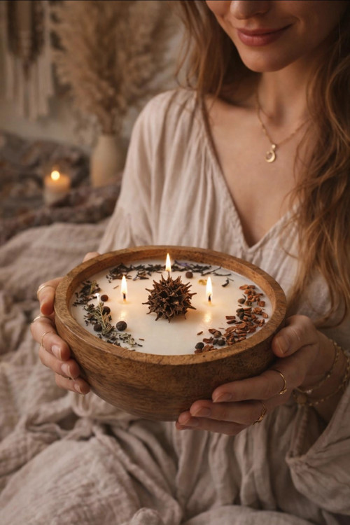 Sójová svíčka MANGO/BOHO