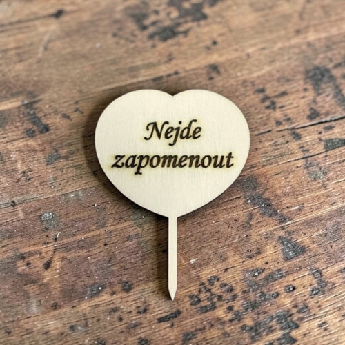 Srdíčko "Nejde zapomenout"