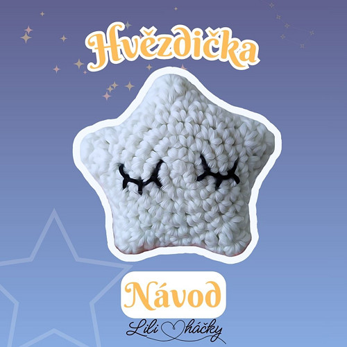 Návod - Háčkovaná hvězdička