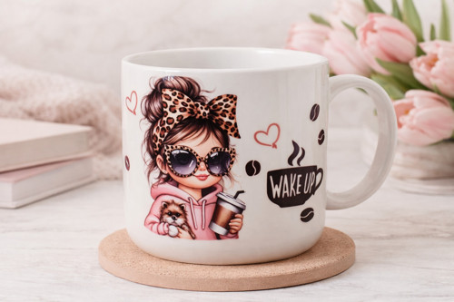 Psí máma a latte (hrnek s pejskem)