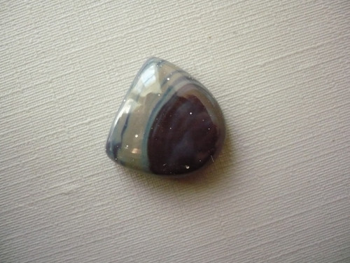 Kabošon - obsidián modrý 18 mm, č.38f — foto 1