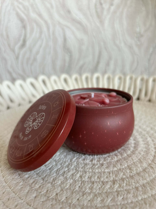 Beran-kokosová svíčka v plechovce s vůní limonády