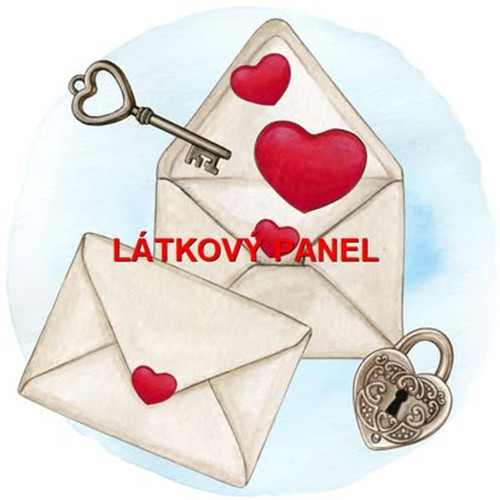 Bavlněný panel 25x25 cm - skl​adem