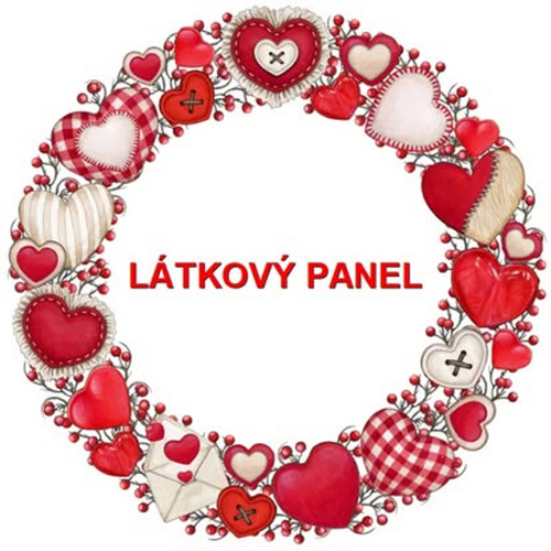 Bavlněný panel 25x25 cm - skl​adem