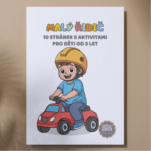 Malý řidič, edukační sešit s aktivitami
