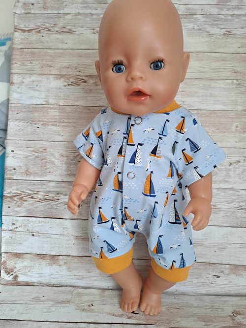 Baby Born 43 cm - letní overal s lodičkami