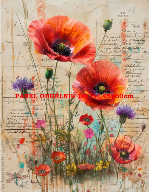 Bavlněný panel 11x15 cm - skladem