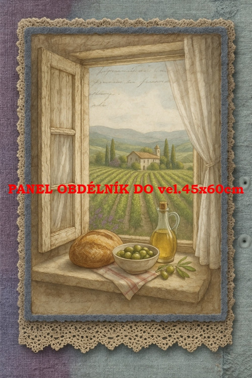 Bavlněný panel 17x25 cm - skl​adem — foto 1