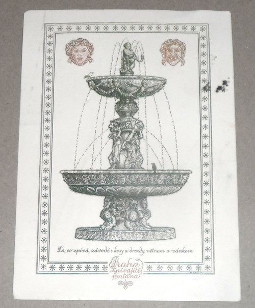 POHLEDNICE • Zpívající fontána, Josef Herčík, 1998